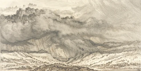Snowdon, ein herannahender Sturm, 1853